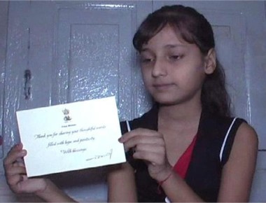 10 साल की छात्रा ने पत्र लिख की नरेन्द्र मोदी की तारीफ, PM ने कहा-Thanks