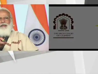 PM Narendra Modi unveils postage stamp on Gujarat High Court’s Diamond jubilee event