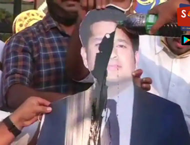 Farmers’ protest: Youth Congress workers pour oil, ink over Sachin Tendulkar’s cutout in Kerala, BJP condemns incident