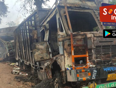 7 ट्रकों में आगजनी, 5 ड्राइवर जिंदा जल गए; पुलिस को उग्रवादी गुट DNLA पर शक