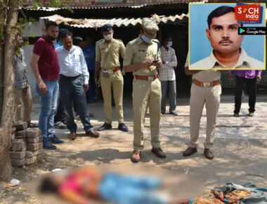मघरोल में पत्नी की चाकू से हत्या कर फरार पति का शव पेड़ से लटका मिला, पत्नी के मायके जाने से नाराज था