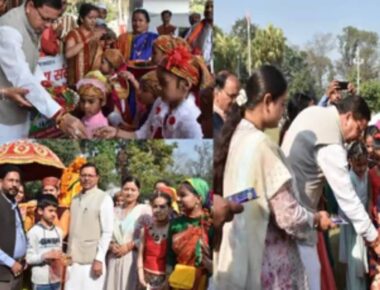 उत्तराखंड में फूलदेई लोकपर्व का उत्सव: सज धज कर फूलों की टोकरी लेकर मुख्यमंत्री आवास पहुंचे बच्चे, नेताओं ने दी शुभकामनाएं, तस्वीरें…