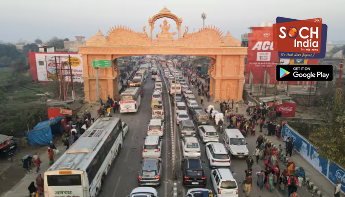 Massive Traffic Snarl For Kilometers At Maha Kumbh; Prayagraj Sangam Station Shut, Devotees Stranded